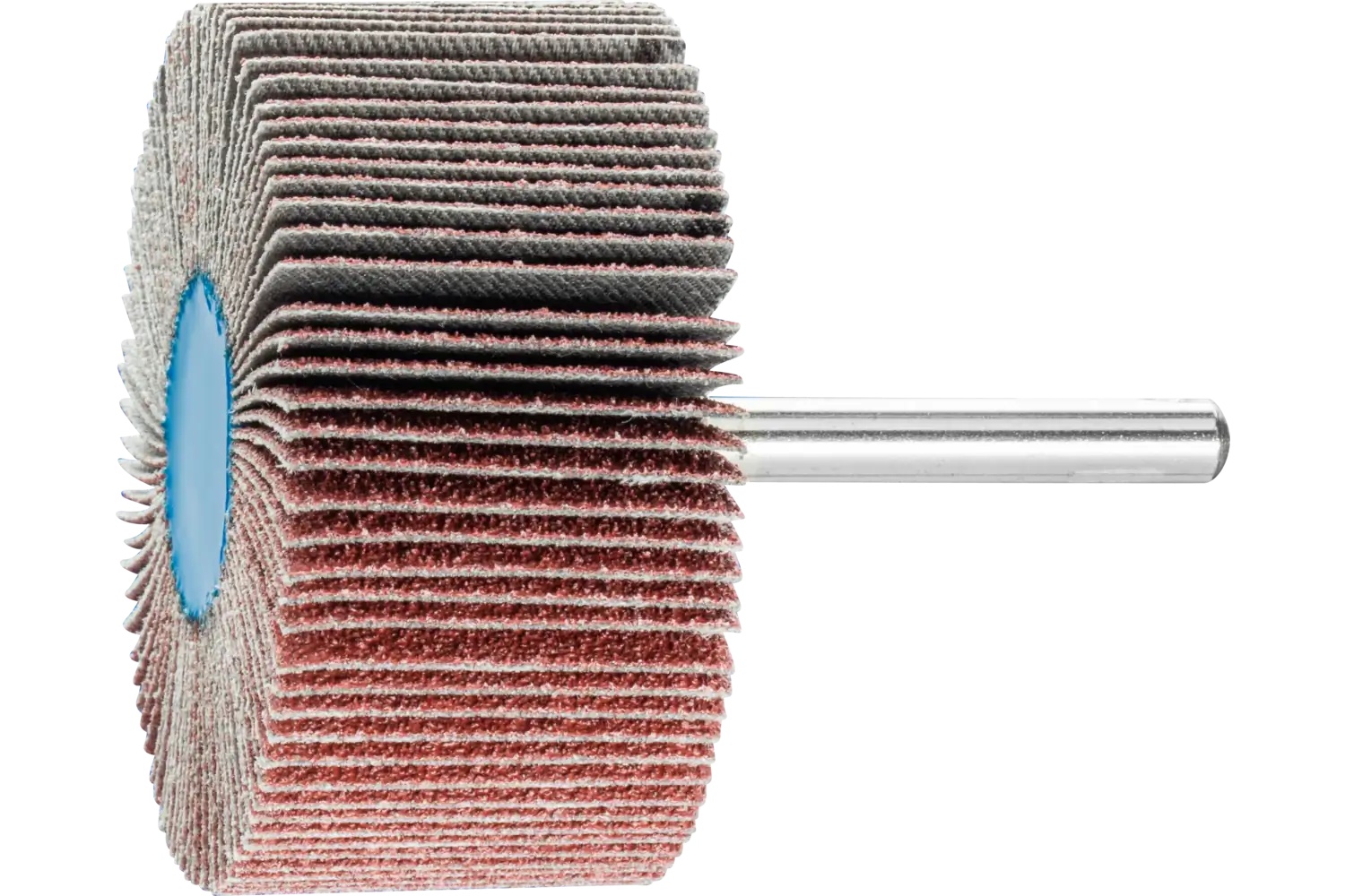 Picture of Pferd Mounted Flap Wheel, 2-1/2" X 1, 60 Grit, 1/4" Shank, Aluminum Oxide